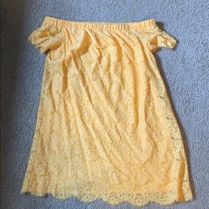 Off the shoulder sun dress!